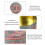 Round Cookie Tin with Lid Metal Decorative and 14
