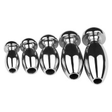 Stainless Steel Urethral Sound Training Set for Beginners - Beaded Penis Plug Dilator Kit for Men Women Couples