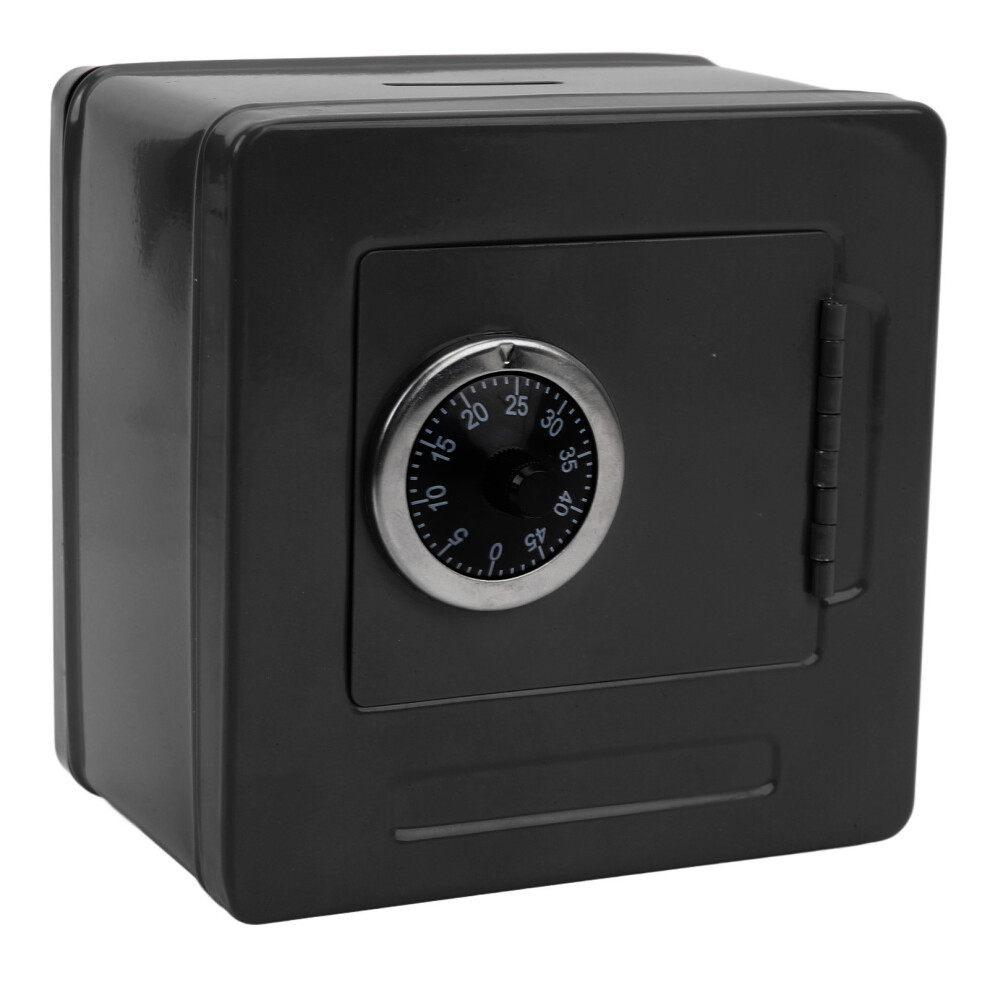 Durable Metal Password Cash Box, Multifunctional Lock Box, Large Capacity, Black 4031348895344