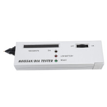 Stylo détecteur de diamants et de moissanites en ABS, pile 9 V