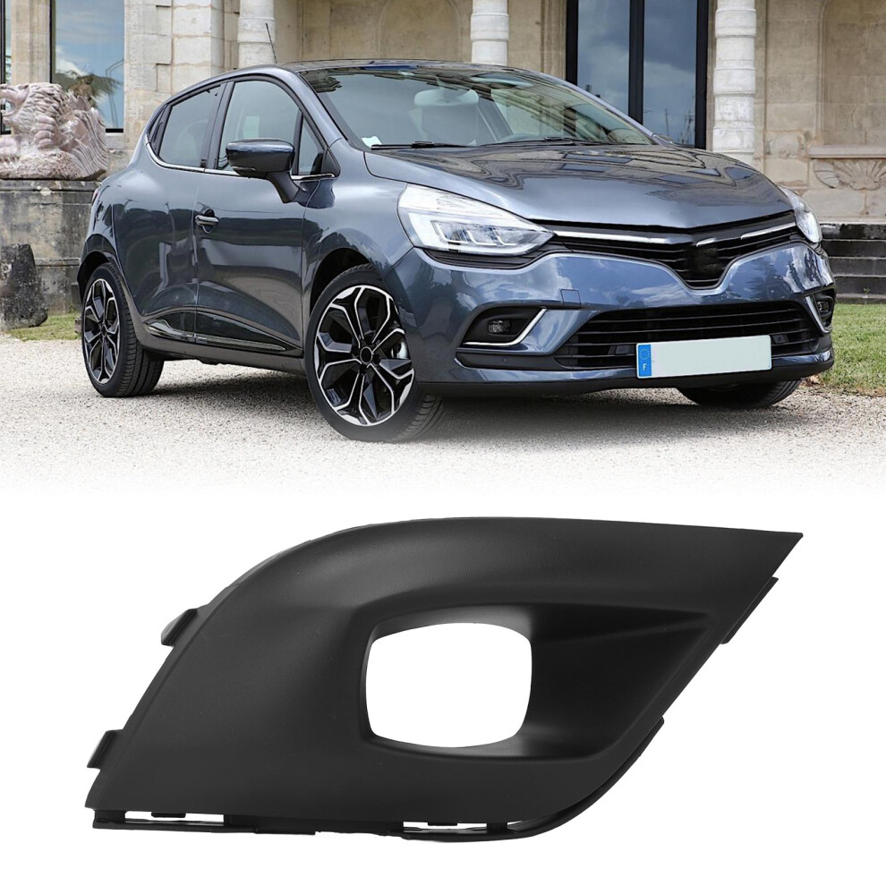 Front Bumper Fog Cover Grille For Clio Iv B98 2016-2019 Right Light 9301348896449