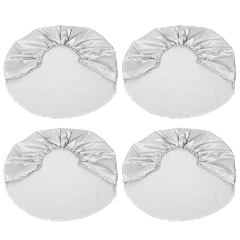 4Pcs 27"-29" Wheel Tire Tyre Protection Silver 8320539090108