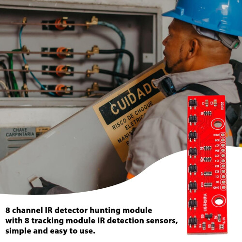 Tracking Sensor Module for Obstacle Avoidance, 8 Channel Infrared Detection Sensor for Line Following Robotics 1