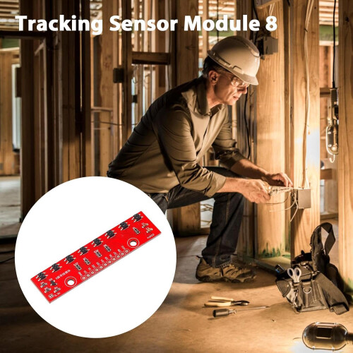 Tracking Sensor Module for Obstacle Avoidance, 8 Channel Infrared Detection Sensor for Line Following Robotics 2