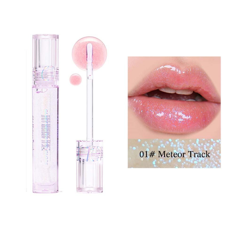 (Type#1) Olibolla 6-color Water Light Flash Lip Glaze Lip Gloss Moisturizing Non-stick-image-OPC-PKF5QFK-NEW