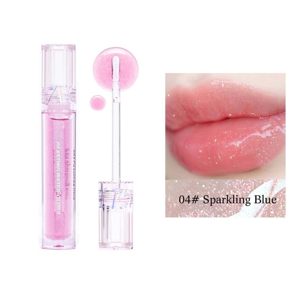 (Type#4) Olibolla 6-color Water Light Flash Lip Glaze Lip Gloss Moisturizing Non-stick-image-OPC-PKF5RJC-NEW