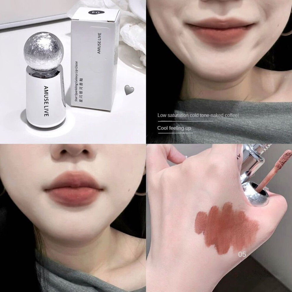 (Type#5) Starshine Galaxy Lip Glaze Lip Mud Matte Fog Velvet Easy To Fell Long-lasting-image-OPC-PKF5SF6-NEW