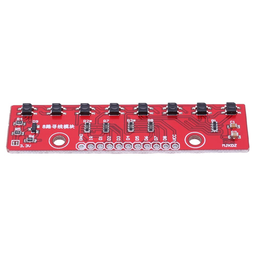 3.3V-5V Line Follower Infrared Detection Sensor Module 8 Channel 8Bit Pcb For Robotics And Laboratory Applications 6447073594298