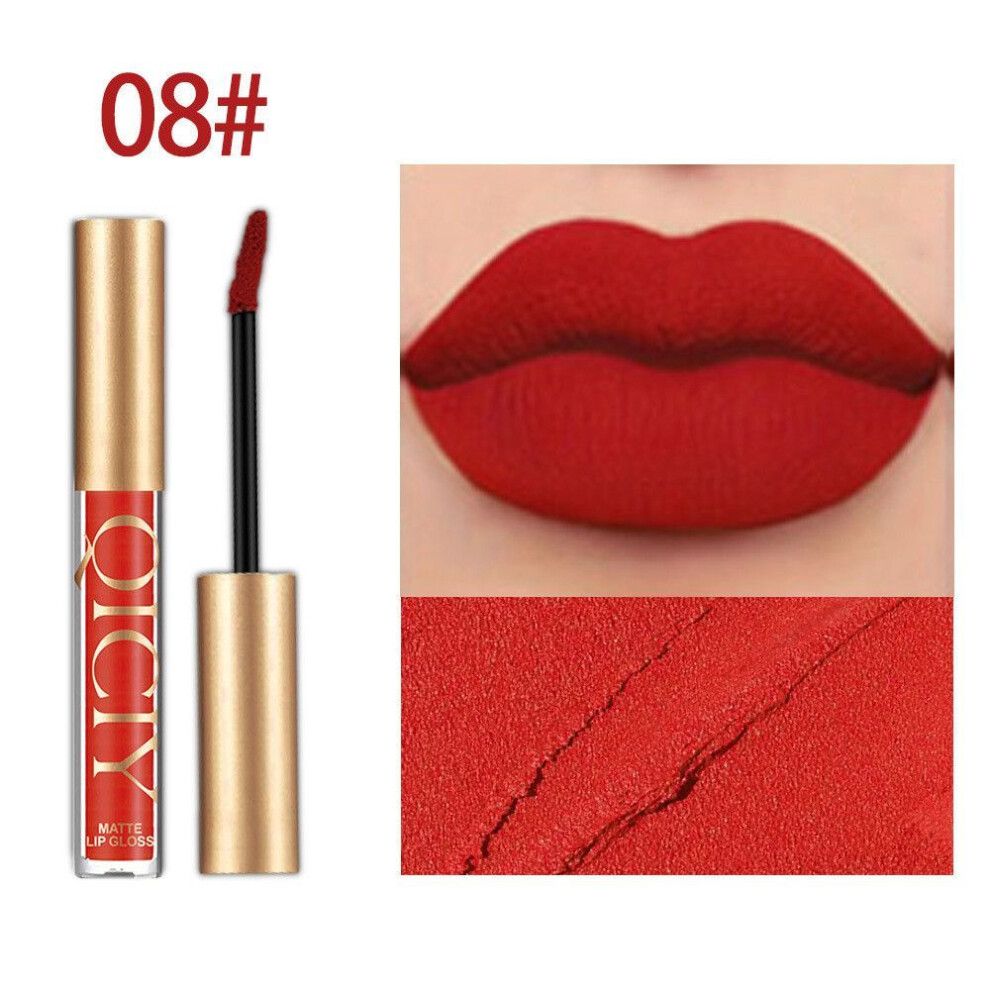 (Type#8) Qiciy Lip Glaze Matte Pearlescent Non-stick Cup Velvet Whitening Lip Makeup Lip-image-OPC-PKF5TPM-NEW
