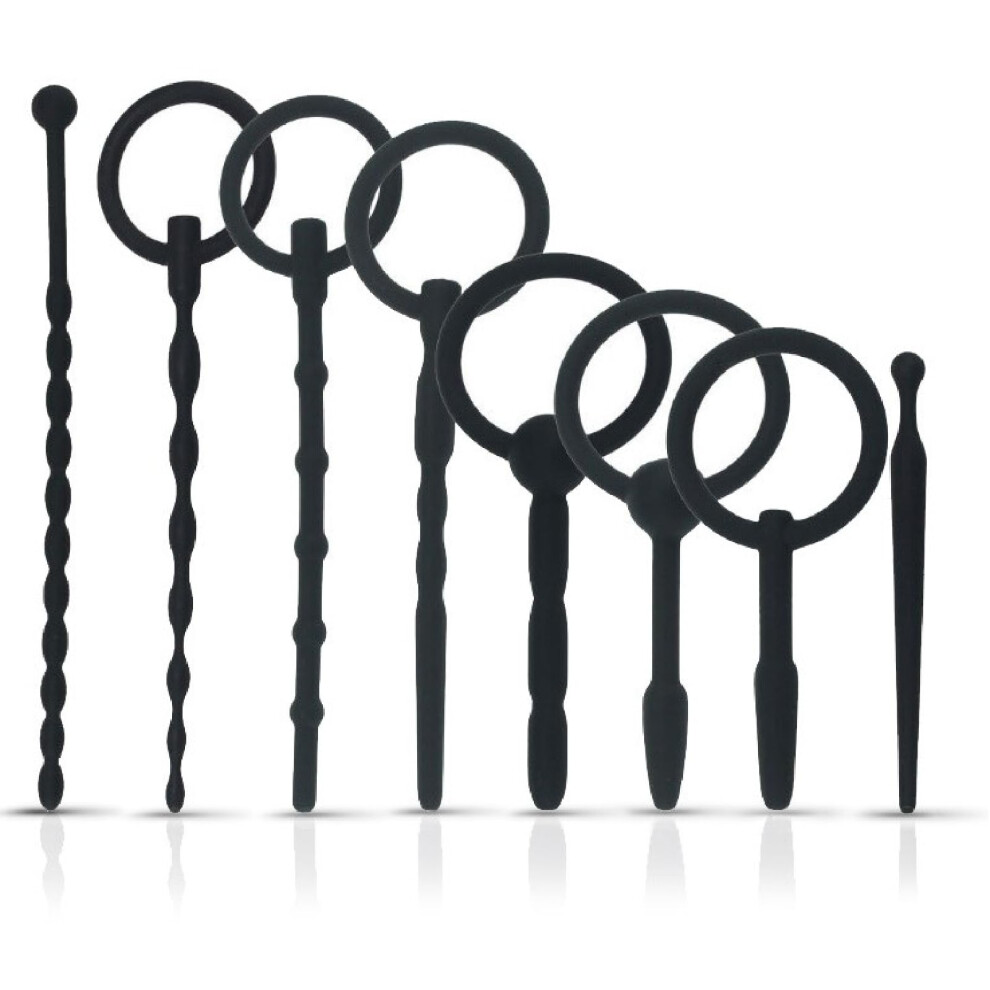 Silica Gel Urethral Penis Plug 6 Inch Sounding Dilator Male Catheter Stretcher Screw Design Safe Medical Material