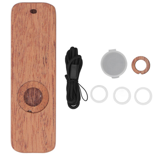 Kazoos Flute Compacct Portable Mahogany