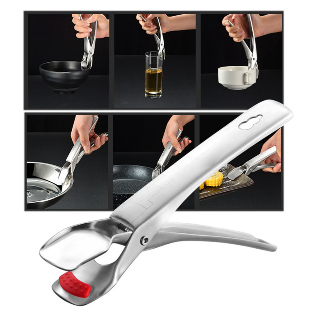 Anti Scald Bowl Clamp 304 Stainless Steel Non Slip Hot Dish Lifter 17cm-image-OPC-PKF5TYV-NEW