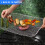 Cuttable Grill Mats 10PCS Aluminum Texture Flexible and Safe for 5
