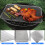 Cuttable Grill Mats 10PCS Aluminum Texture Flexible and Safe for 2