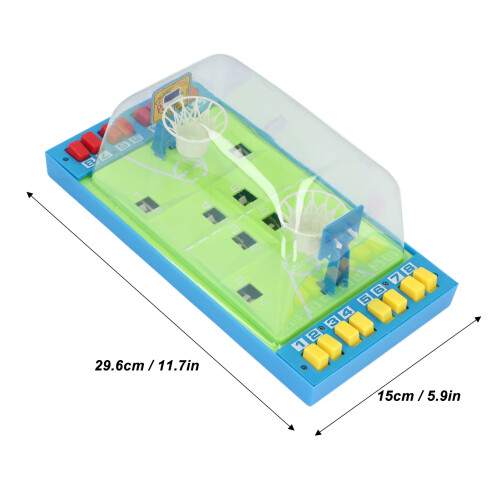 Interactive Dual Player Basketball Table Game Toy 29.6cm Blue 1