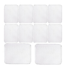 Cuttable Grill Mats 10PCS Aluminum Texture Flexible and Safe for