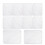 Cuttable Grill Mats 10PCS Aluminum Texture Flexible and Safe for 1
