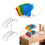 Clear Acrylic Hat Organizers Double Layer Stand Holder for 6
