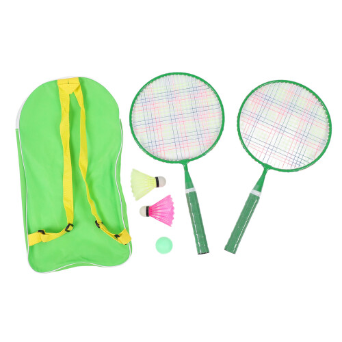 1 Pair Children Badminton Racket Set with Carrying