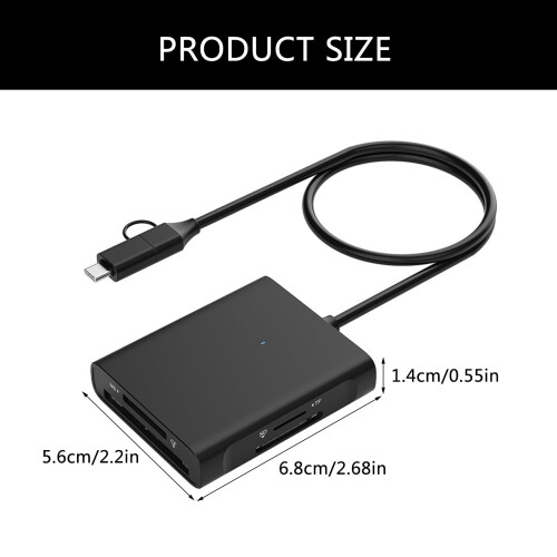 4 in 1 USB 3.0 Card Reader Supports for MS Memory Cards for 2