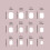 Christmas Light Strips False Nails Stick on Nails Short Square 3