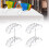 Clear Acrylic Hat Organizers Double Layer Stand Holder for 2