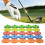 50Pcs Mixed Colors Clear Plastic Golf Balls Marker Flat Round 4