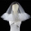 Exquisites Lace Veil without Comb Stylish Temperament Veils 7