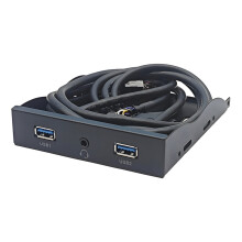 3.5inch 19pin to USB 3.2 Hubs Splitter Floppy Bay Jacks