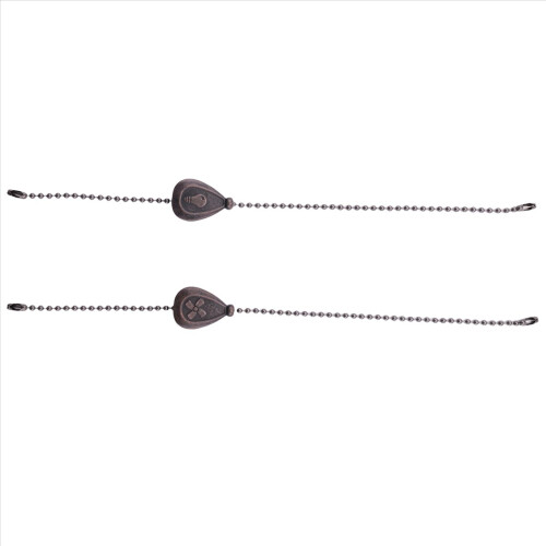2Pcs Bronze Ceiling Fan Pull Chain Set, Decorative Fan Pendant