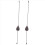 2Pcs Bronze Ceiling Fan Pull Chain Set, Decorative Fan Pendant 3