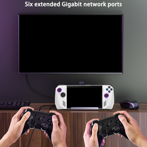 Portable USB C Charging Base for ROG and SteamDeck with Multiple 1