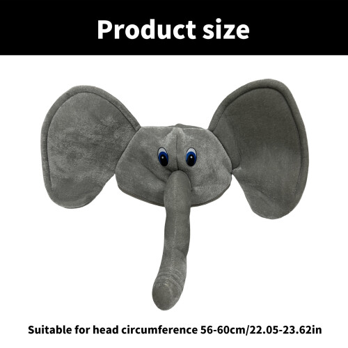 Creative Elephant Hat Comfortable Plush Headgear Hat Carnivals 2