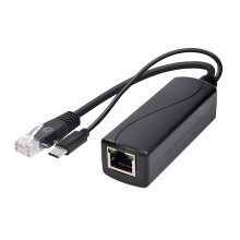 Durability POE Splitter 15W Type C Port For Enhances Networking