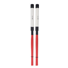 Percussion Accessories 1 Pair Jazz Drum Brushes ABS Nylon Wire Red White