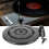Record Player Turntable Black Plastic Belt Drive 12