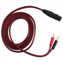 XLR naar banaan XLR 3-pins vrouwelijk naar dubbele banaanstekkers audiokabel, HiFi