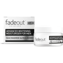 FadeOut Advance Moisturizer Cream For Men SPF 20 with Niacinamide & Mulberry 50ml | Reduce Dark Spots | Superior Hydration| Correct Uneven Skin
