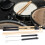Drum Stick Brush Set Comfortable Grip Sturdy Wood 11