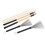 Drum Stick Brush Set Comfortable Grip Sturdy Wood 3