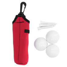 Ball Tee Holder Carry Bag Neoprene Portable Small