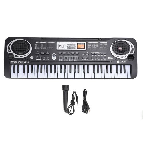 61 Keys Kids Keyboard Piano Toy with Microphone