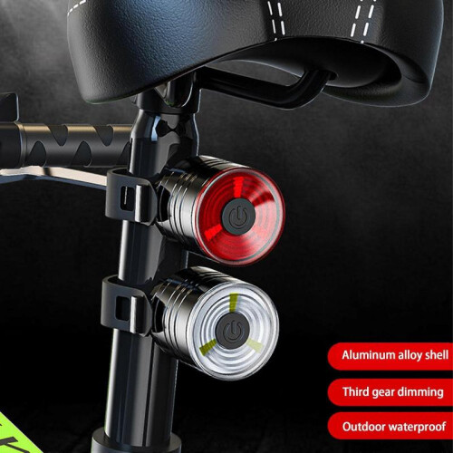 Bicycle Mountain Bike Led Headlight Tail Light 1