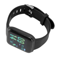 Montre de fitness intelligente 150 mAh IP65 étanche noire