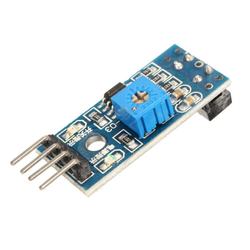 TCRT5000 Infrared Reflective Switch Sensor Module - 10Pcs Line Track IR Barrier Detection for Robotics Projects