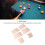 Cowhide Leather Pool Table Pocket Liner 483g Billiard Accessory 4