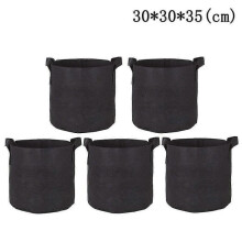 5 Pack Felt Grow Bag Plant Buckets Beautiful Grow Bag Gardening