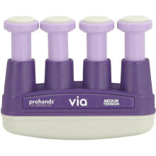 Hand Exerciser, Finger Exerciser (Grip Strengthener), Spring Loaded, 6 lbs/purple