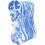 Pull Buoy Float for Water Exercise, Leg and Hip Support for Beginners, Blue White, 24 x 8 x 15 cm Size 3