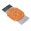 Flugcomputer orangefarbenes Kunststoff-Navigationslineal 13